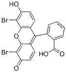 Benzoic acid, 2-(4,5-dibromo-6-hydroxy-3-oxo-3H-xanthen-9-yl)-  Struktur