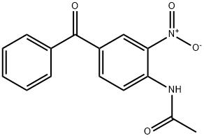 4-Benzoyl-2-nitro acetanilide Struktur