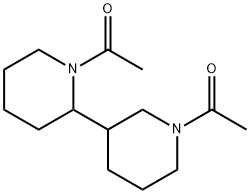 1,1'-Diacetyl-2,3'-bipiperidine Struktur