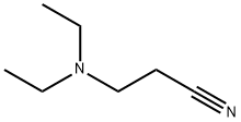 N-(2-シアノエチル)ジエチルアミン 化学構造式