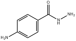 4-アミノベンゾヒドラジド 化学構造式