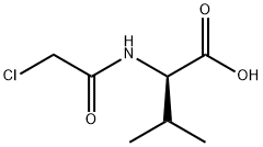 N-(2-Chloroacetyl)-D-valine Structure