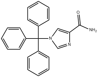 1-trityl-1H-iMidazole-4-carboxaMide Structure