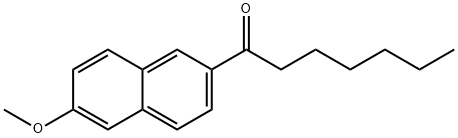 6-Methoxy-2-heptanonaphthone Structure