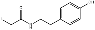 N-iodoacetyltyramine, 53527-07-4, 结构式