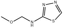 1,3,4-Thiadiazol-2-amine,  N-(methoxymethyl)- 结构式