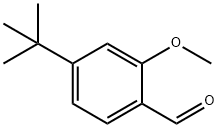 4-(叔丁基)-2-甲氧基苯甲醛, 53535-88-9, 结构式