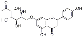 アピゲニン7-O-メチルグルクロニド 化学構造式
