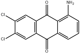 1-氨基-6,7-二氯蒽醌, 5355-88-4, 结构式