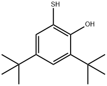 2-Mercapto-4,6-di-tert-butylphenol 结构式