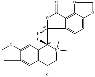 (-)-BICUCULLINE METHOCHLORIDE Structure