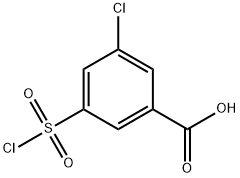 3-Chloro-5-chlorosulfonyl-benzoic acid Structure