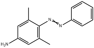 2,6-ジメチルアゾベンゼン-4-アミン 化学構造式