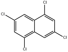 1,3,5,7-TETRACHLORONAPHTHALENE, 53555-64-9, 结构式