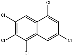 1,2,3,5,7-PENTACHLORONAPHTHALENE Structure