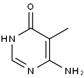 6-氨基-5-甲基-1,4-二氢嘧啶-4-酮, 53557-50-9, 结构式