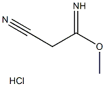 2-氰基乙酰亚氨酸甲酯盐酸盐, 53557-70-3, 结构式