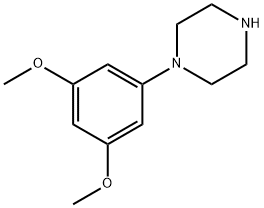 1-(3,5-二甲氧基苯基)哌嗪, 53557-93-0, 结构式