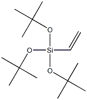 VINYLTRI-T-BUTOXYSILANE Structure