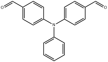 N,N-二(4-甲酰苯基)苯胺, 53566-95-3, 结构式