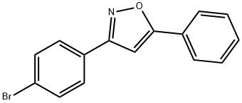 Isoxazole, 3-(4-broMophenyl)-5-phenyl- 结构式