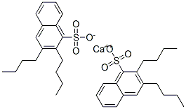 calcium bis(dibutylnaphthalenesulphonate) Struktur