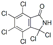 3,3,4,5,6,7-Hexachloro-2,3-dihydro-1H-isoindol-1-one Struktur
