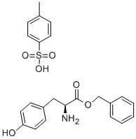 L-チロシンベンジルp-トルエンスルホナート 化学構造式