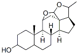 11,18-18,20-diepoxypregnan-3-ol Structure