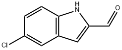 5-クロロ-1H-インドール-2-カルブアルデヒド 化学構造式