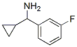 Benzenemethanamine, alpha-cyclopropyl-3-fluoro- (9CI) Struktur