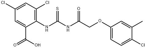 3,5-DICHLORO-2-[[[[(4-CHLORO-3-METHYLPHENOXY)아세틸]아미노]티옥소메틸]아미노]-벤조산