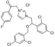 Fludazonium Chloride Struktur