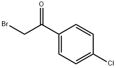 alpha-溴代-4-氯苯乙酮,536-38-9,结构式