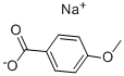 4-メトキシ安息香酸ナトリウム 化学構造式