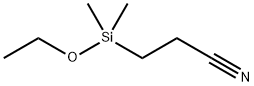 3-(エトキシジメチルシリル)プロピオノニトリル 化学構造式