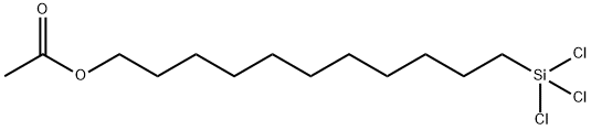 11-乙酰氧基十一烷基三氯硅烷, 53605-77-9, 结构式