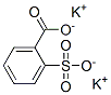 2-sulfobenzoic acid, dipotassium salt Struktur