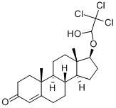 氯索睾酮,53608-96-1,结构式