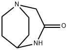 1,4-ジアザビシクロ[3.2.2]ノナン-3-オン 化学構造式