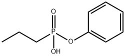 プロピルホスホン酸水素フェニル 化学構造式