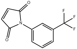 1-[3-(トリフルオロメチル)フェニル]-1H-ピロール-2,5-ジオン 化学構造式