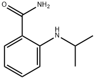2-(异丙基氨基)苯甲酰胺,5363-32-6,结构式