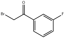 2-Bromo-1-(3-fluorophenyl)ethan-1-one Struktur