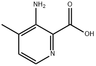 2-Pyridinecarboxylicacid,3-amino-4-methyl-(9CI) Struktur