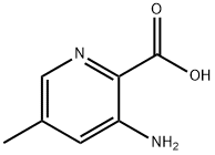 3-氨基-5-甲基吡啶甲酸, 53636-67-2, 结构式