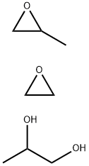 甲基环氧乙烷与环氧乙烷的聚合物与1,2-丙二醇的醚(2:1), 53637-25-5, 结构式