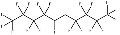 1-ヨード-1,2-ビス(パーフルオロ-N-ブチル)エタン 化学構造式