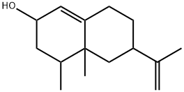2,3,4,4a,5,6,7,8-オクタヒドロ-4,4a-ジメチル-6-(1-メチルエテニル)ナフタレン-2-オール 化学構造式