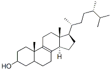 ergost-8-en-3-ol Struktur